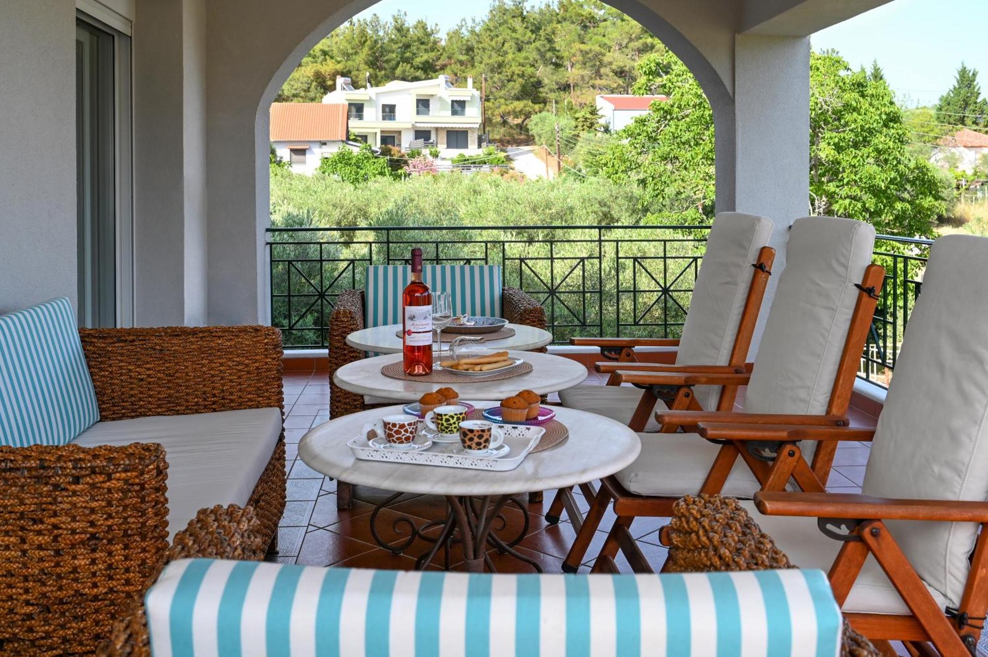 "Kochili Villa" Luxury Villa Agios Andreas  外观 照片